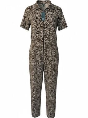 wild fable Leopard-Print Kids One-Piece Bodysuit in Beige and Black